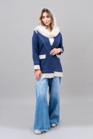 کت اسپرت لنین عاج مدل 1985-106